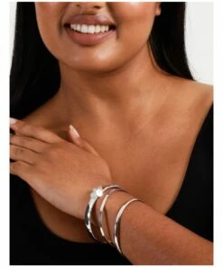 Piper Charm Silver Bangle Set -RAY-BAN Online Store 864045280 2 720x928