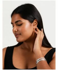 Piper Charm Silver Bangle Set -RAY-BAN Online Store 864045280 6 720x928