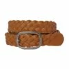 Basque Shelby Tobacco Tan Woven Belt