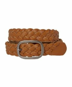 Basque Shelby Tobacco Tan Woven Belt