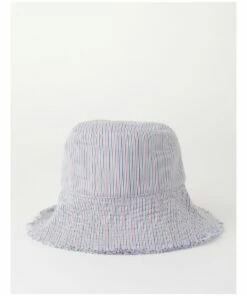Piper Blue Stripe Bucket Summer Hat