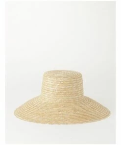 Trent Nathan Wide Brim Black/Natural Boater Hat