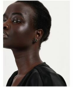 Wayne Cooper Abstract Baguette Dark Gunmetal Stud Earring 7 Wayne Cooper Abstract Baguette Dark Gunmetal Stud Earring -RAY-BAN Online Store 864269380 6 720x928