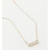 Wayne Cooper Baguette Gold Pendant Necklace