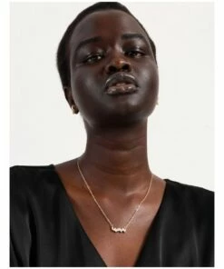 Wayne Cooper Baguette Gold Pendant Necklace -RAY-BAN Online Store 864269830 4 720x928