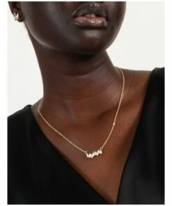 Wayne Cooper Baguette Gold Pendant Necklace -RAY-BAN Online Store 864269830 6 720x928