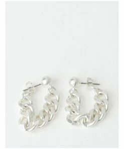 Wayne Cooper Worn Silver Chain Drop Earring