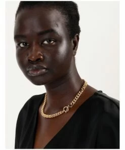 Wayne Cooper Gold Plated Chunky Curb Chain Necklace -RAY-BAN Online Store 864270190 6 720x928