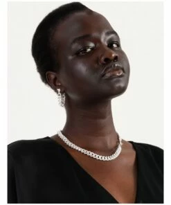 Wayne Cooper Worn Silver Chunky Curb Chain Necklace -RAY-BAN Online Store 864270280 6 720x928