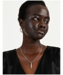 Wayne Cooper Metal Horn Oxidised Silver Pendant Necklace -RAY-BAN Online Store 864271000 2 720x928