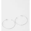 Wayne Cooper Large Oxidised Silver Hoop Earring