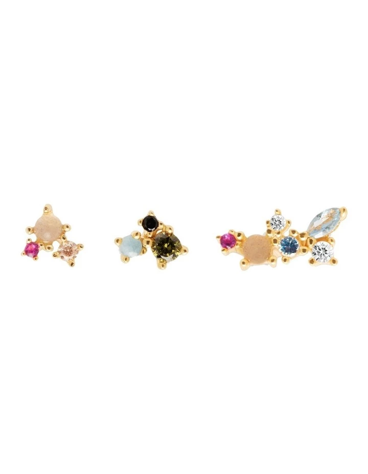 PDPAOLA La Palette 18ct Gold Plated Earrings 1 PDPAOLA La Palette 18ct Gold Plated Earrings