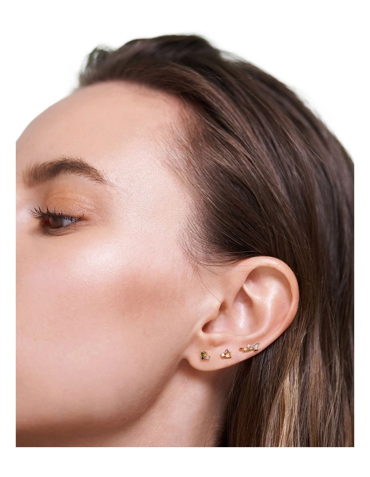 PDPAOLA La Palette 18ct Gold Plated Earrings 2 PDPAOLA La Palette 18ct Gold Plated Earrings - Image 2