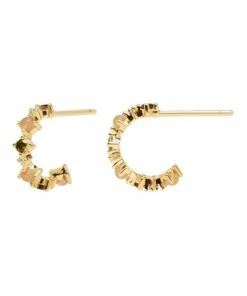PDPAOLA Glory 18ct Gold Plated Earrings