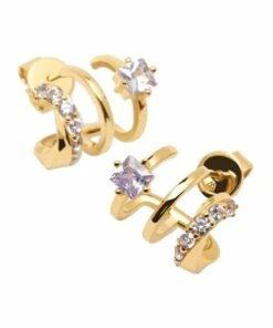 PDPAOLA Royal 18ct Gold Plated Earrings -RAY-BAN Online Store 864765730 4 720x928