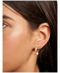 PDPAOLA Lumiere 18ct Gold Plated Earrings -RAY-BAN Online Store 864765820 3 720x928