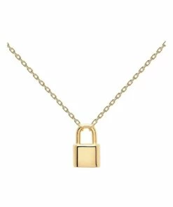 PDPAOLA Bond 18ct Gold Plated Necklace