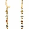 PDPAOLA Sage 18ct Gold Plated Earrings