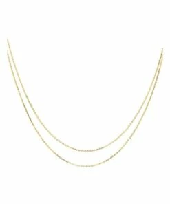 PDPAOLA Breeze 18ct Gold Plated Necklace