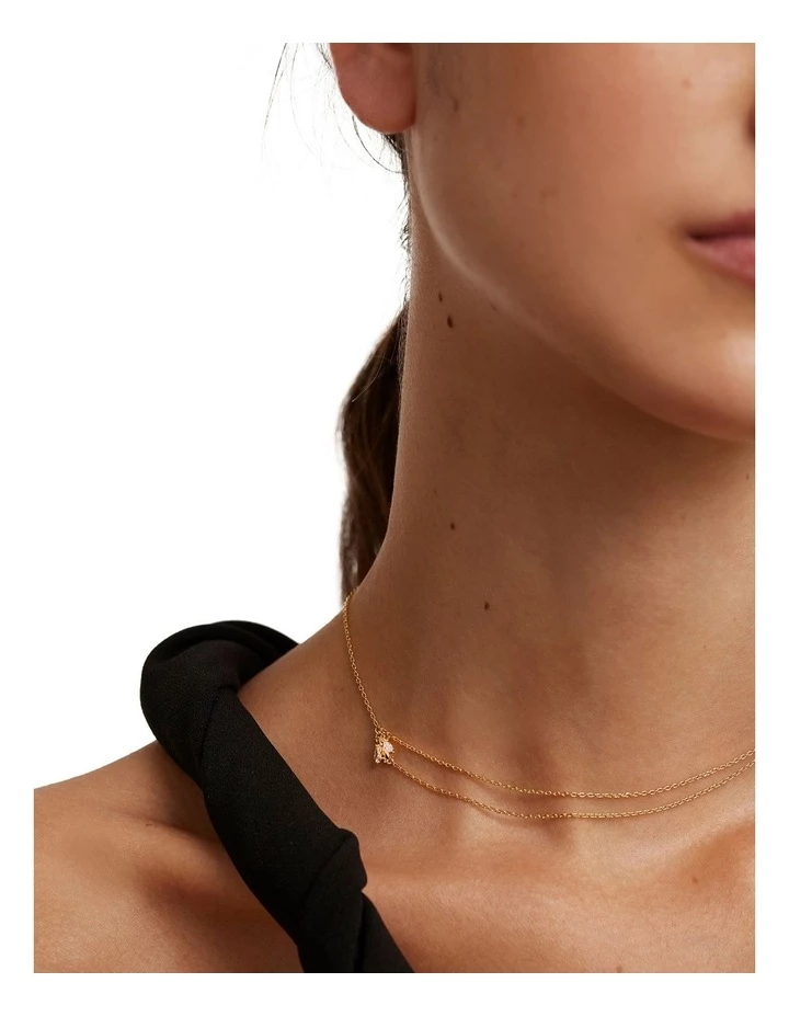 PDPAOLA Breeze 18ct Gold Plated Necklace 2 PDPAOLA Breeze 18ct Gold Plated Necklace - Image 2
