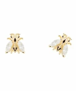 PDPAOLA Buzz 18ct Gold Plated Earrings