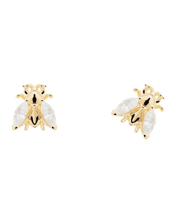 PDPAOLA Buzz 18ct Gold Plated Earrings 1 PDPAOLA Buzz 18ct Gold Plated Earrings