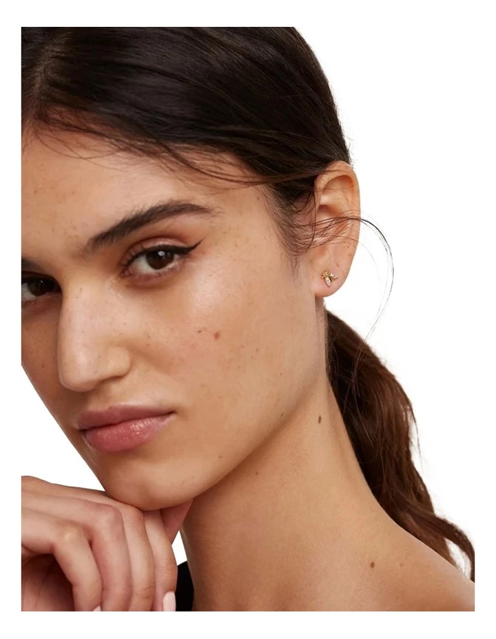 PDPAOLA Buzz 18ct Gold Plated Earrings 3 PDPAOLA Buzz 18ct Gold Plated Earrings - Image 3