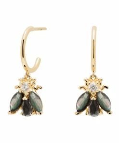 PDPAOLA Zaza 18ct Gold Plated Earrings