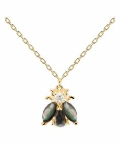PDPAOLA Zaza 18ct Gold Plated Necklace