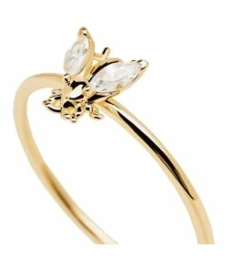 PDPAOLA Buzz 18ct Gold Plated Ring -RAY-BAN Online Store 864843310 5 720x928