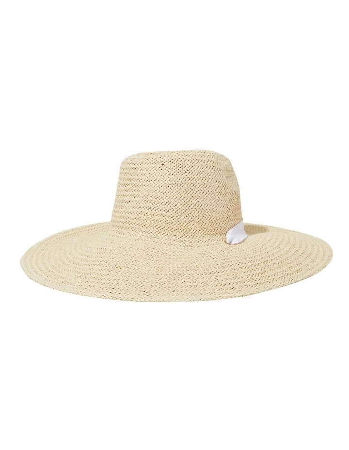 Seed Heritage Straw Natural Ribbon Tie Sun Hat 3 Seed Heritage Straw Natural Ribbon Tie Sun Hat - Image 3