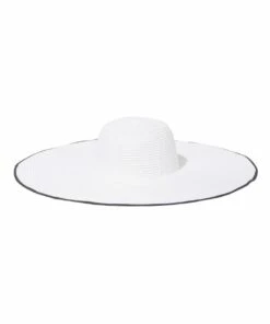 Seed Heritage Contrast Edge White/Deep Navy Sun Hat