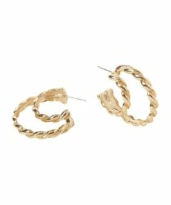 Seed Heritage Twisted Double Hoops -RAY-BAN Online Store 865459450 3 720x928