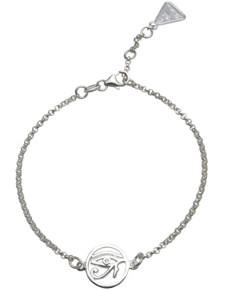 Von Treskow Eye Of Horus Silver Belcher Bracelet 1 Von Treskow Eye Of Horus Silver Belcher Bracelet
