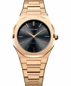 D1 Milano Ultra Thin Bracelet 34mm - Gold Night Watch