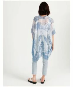 Piper Tropical Print Blue/White Kaftan -RAY-BAN Online Store 866857780 878377060 6 720x928