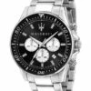 Maserati Sfida Chrono 44mm Silver Watch R8873640004