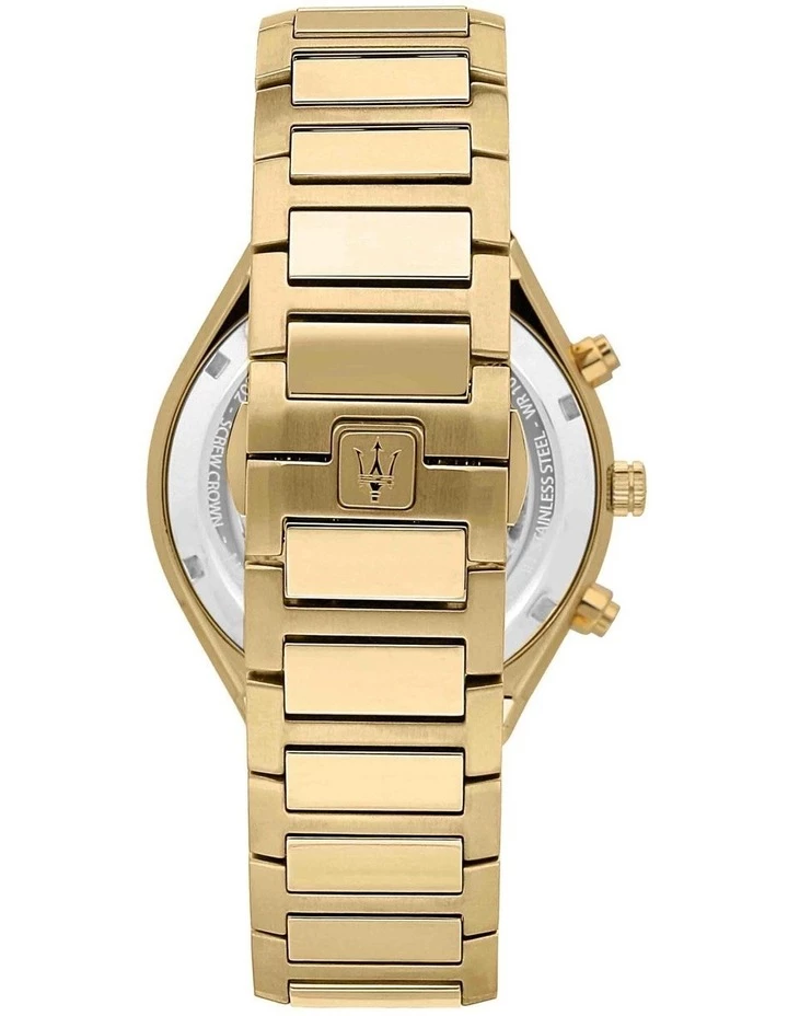 Maserati Stile Gold Watch 3 Maserati Stile Gold Watch - Image 3