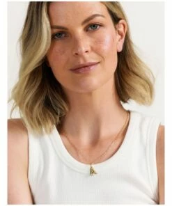 Basque Initials Gold Necklace -RAY-BAN Online Store 867211300 867211390 4 720x928