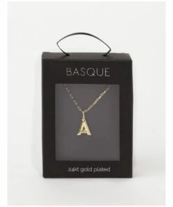 Basque Initials Gold Necklace -RAY-BAN Online Store 867211300 867211390 5 720x928