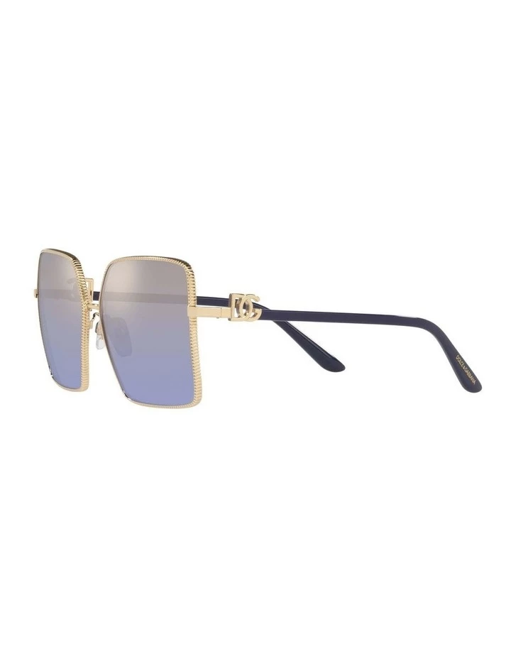 Dolce & Gabbana DG2279 Gold Sunglasses 3 Dolce & Gabbana DG2279 Gold Sunglasses - Image 3