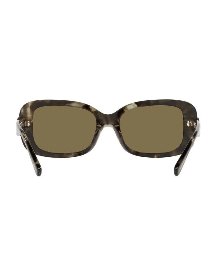 Coach HC8330 C6186 Milky Moss Green Tortoise Sunglasses 7 Coach HC8330 C6186 Milky Moss Green Tortoise Sunglasses - Image 7