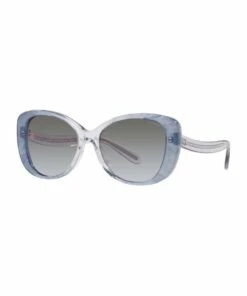Coach HC8322 C6183 Transparent Blue Ombre Sunglasses
