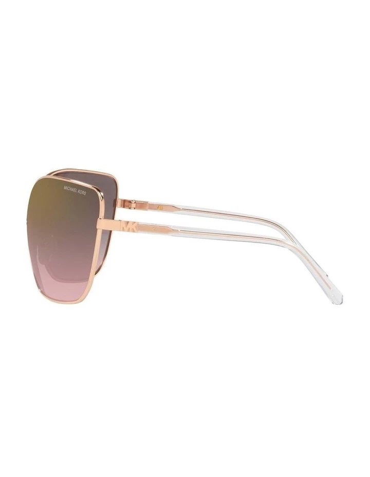 Michael Kors MK1097 JUNEAU Rose Gold Sunglasses 4 Michael Kors MK1097 JUNEAU Rose Gold Sunglasses - Image 4