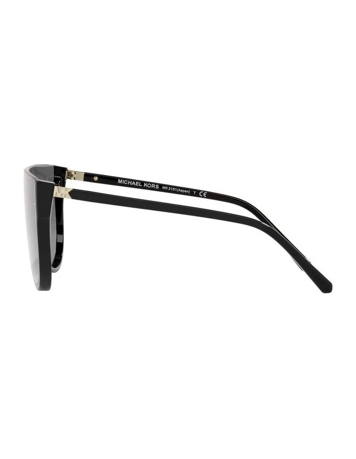 Michael Kors MK2151 ASPEN Bio Black Sunglasses 4 Michael Kors MK2151 ASPEN Bio Black Sunglasses - Image 4