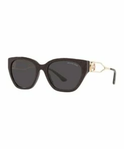 Michael Kors MK2154F LAKE COMO Brown Signature Pvc Sunglasses