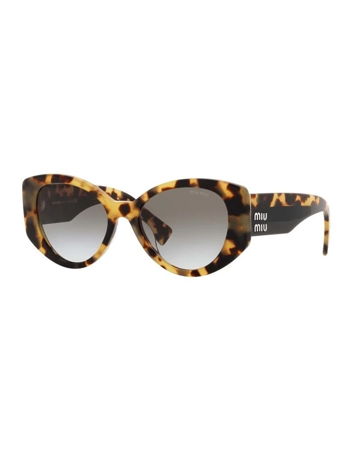 Miu Miu MU 03WS Light Havana Sunglasses 1 Miu Miu MU 03WS Light Havana Sunglasses