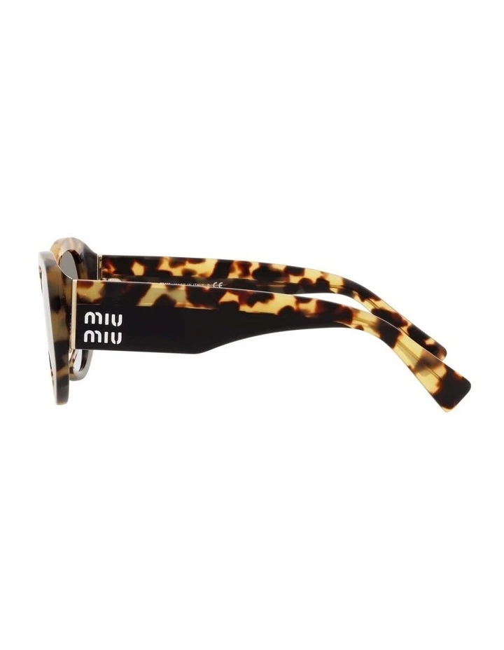Miu Miu MU 03WS Light Havana Sunglasses 4 Miu Miu MU 03WS Light Havana Sunglasses - Image 4