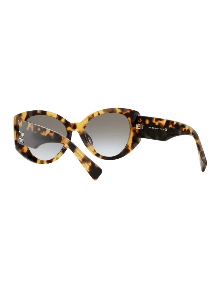 Miu Miu MU 03WS Light Havana Sunglasses 6 Miu Miu MU 03WS Light Havana Sunglasses - Image 6