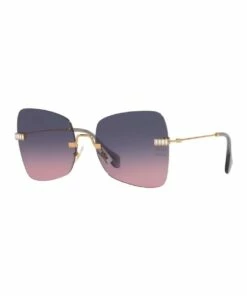 Miu Miu MU 50WS Antique Gold Sunglasses